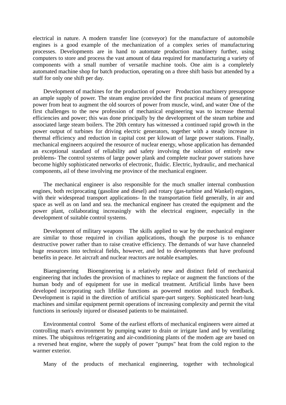 机械设计专业的毕业设计(英文版)_第2页