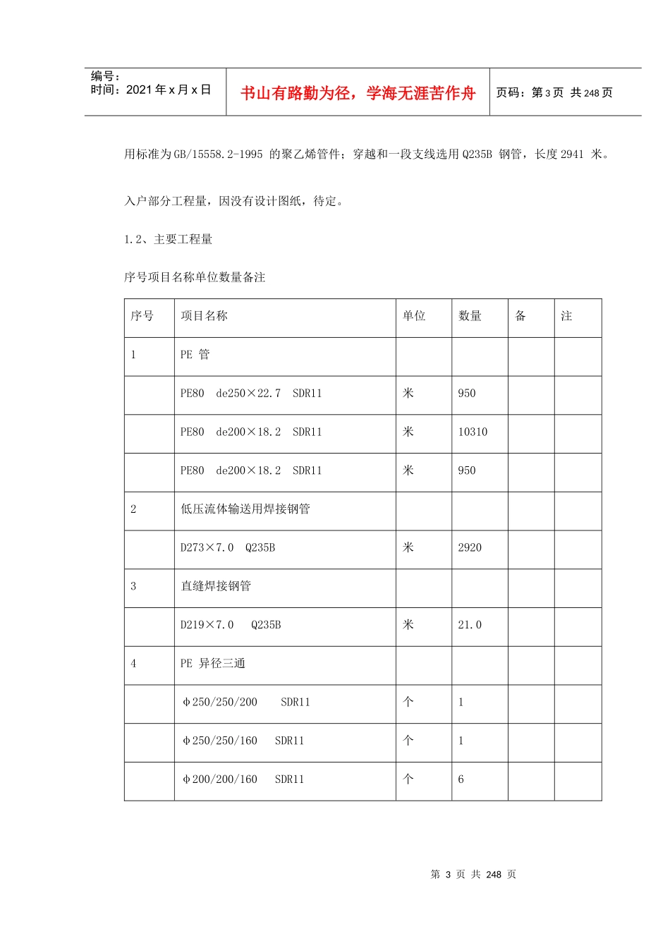 某市燃气工程施工组织设计_第3页