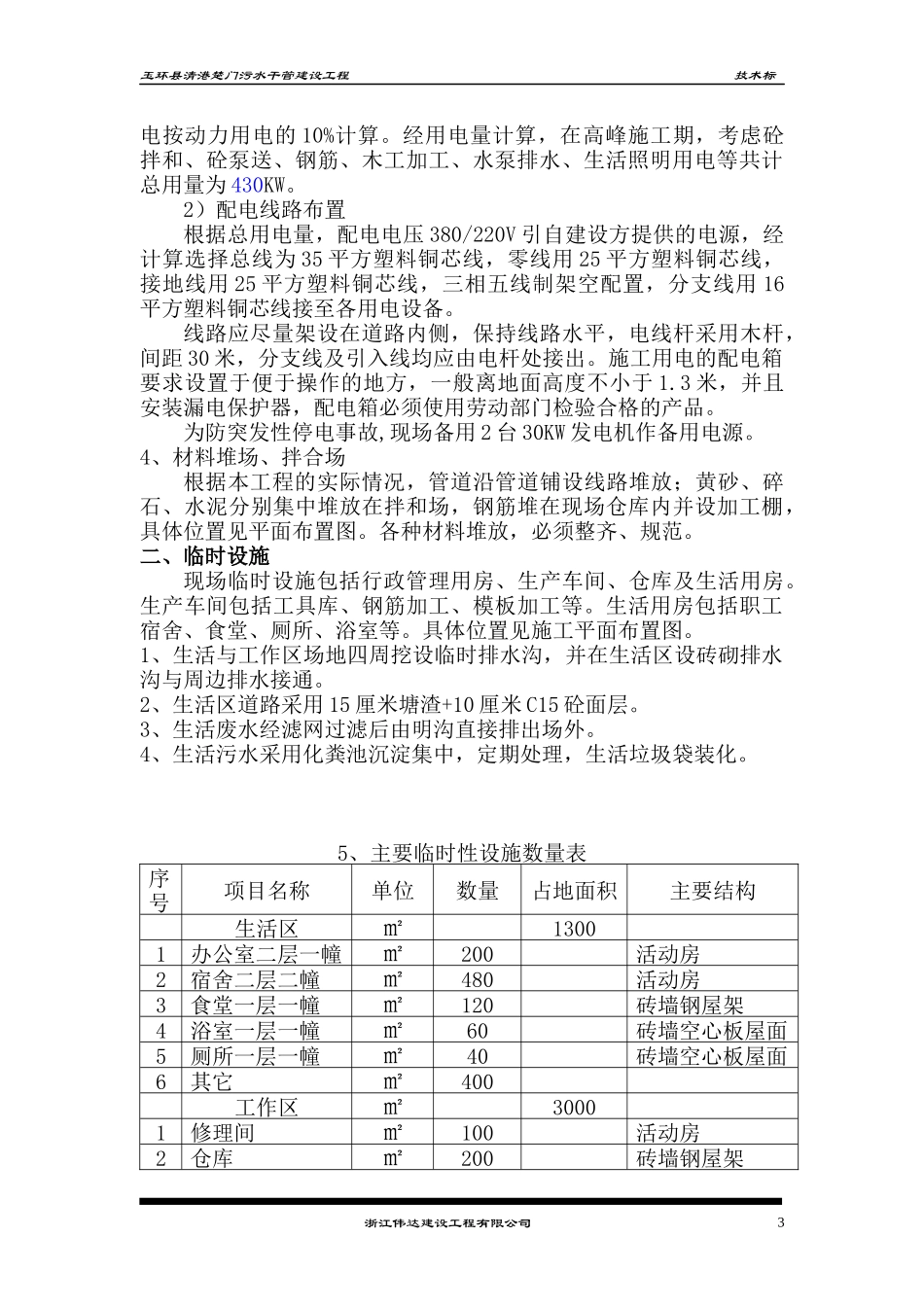 玉环县清港楚门污水干管建设工程_第3页