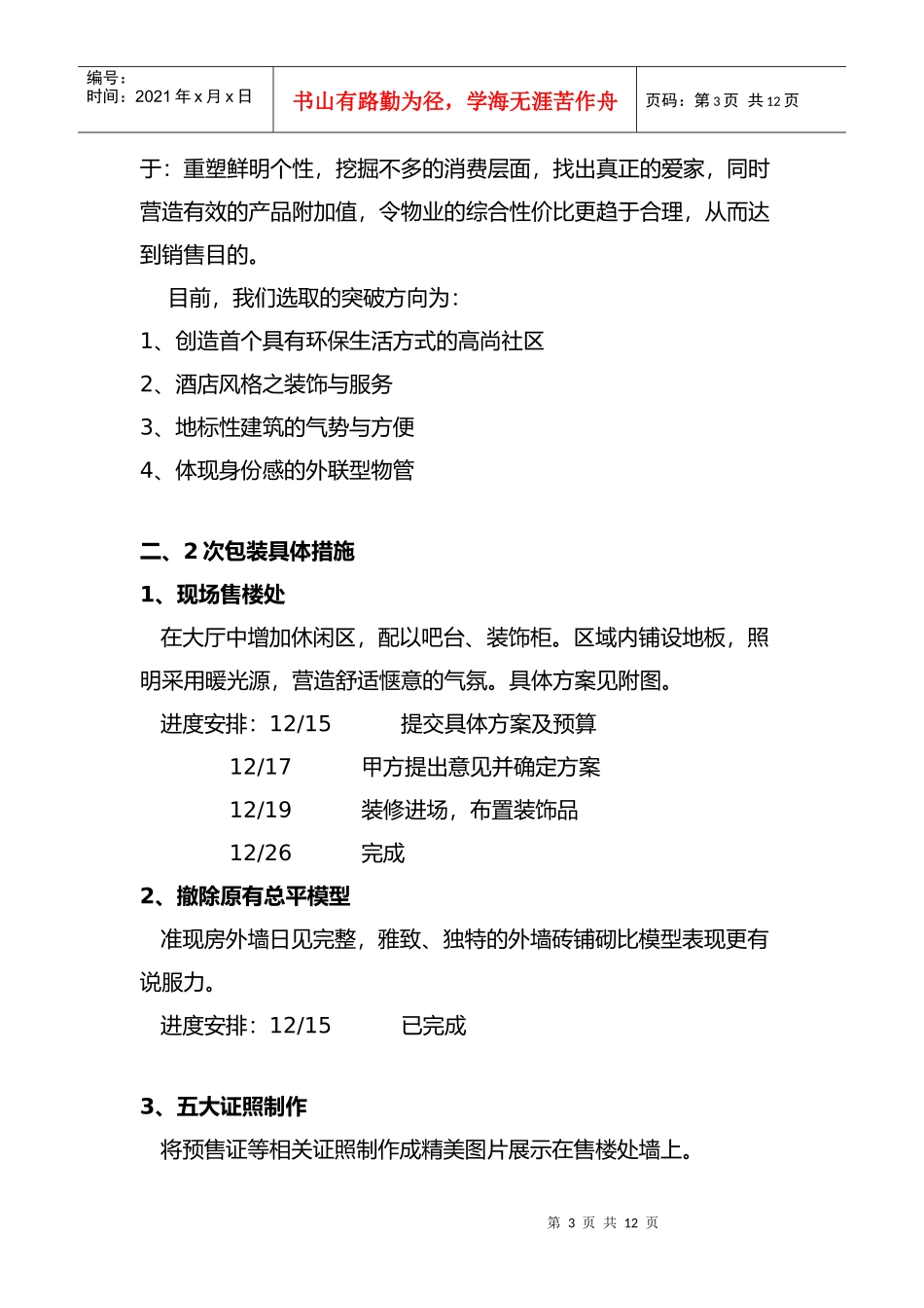 某公司企划及业务执行方案_第3页