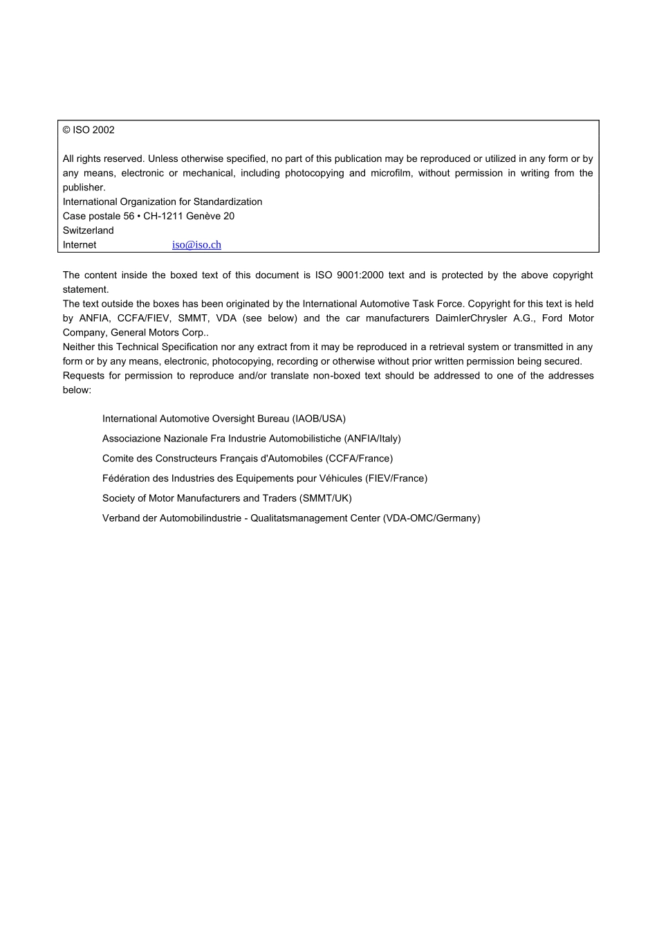 应用的质量管理系统汽车供应商特殊要求ISO90012000(doc52)英文(1)_第2页