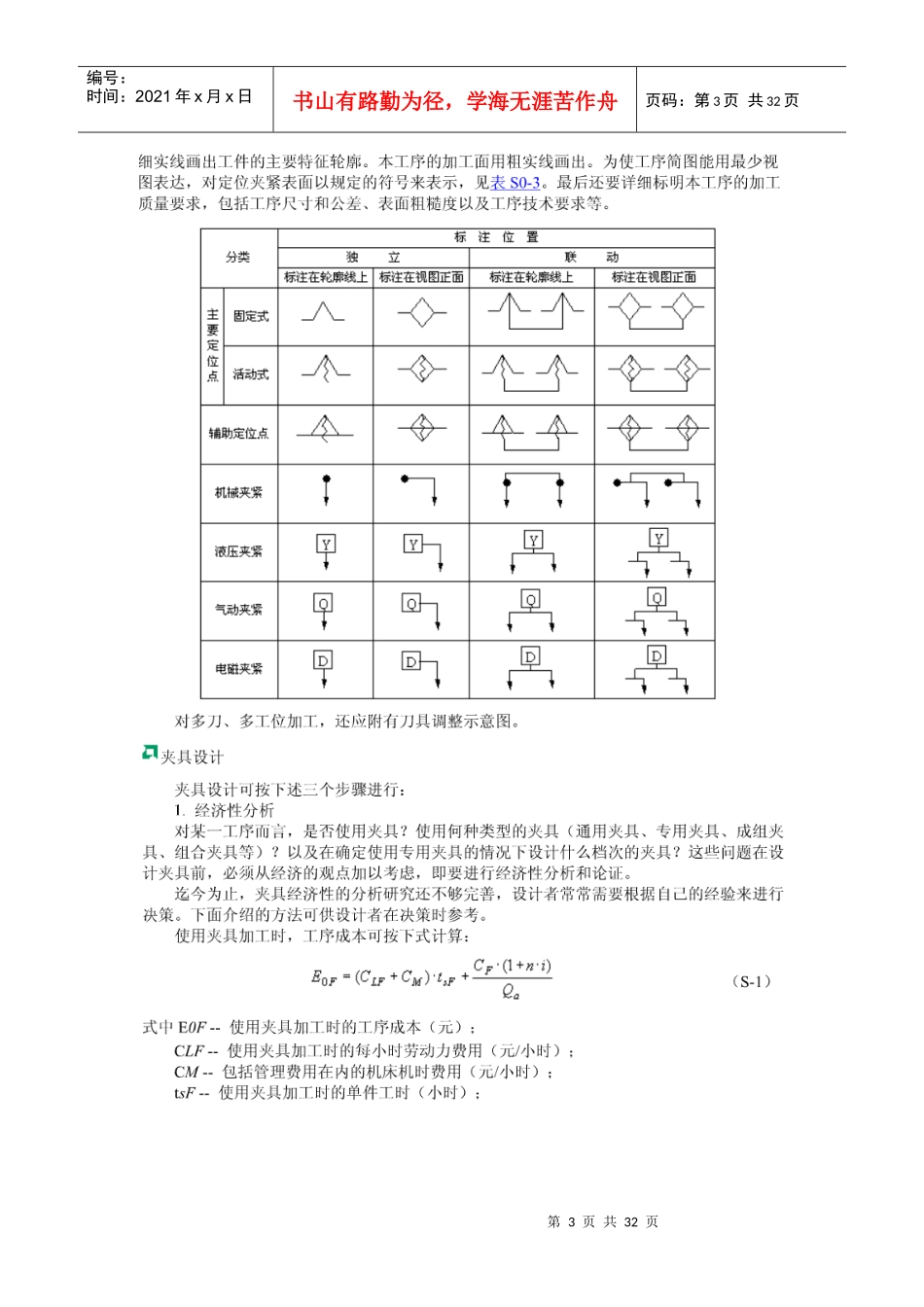 机械设计制造技术基础课程设计之轴承座工艺设计_第3页