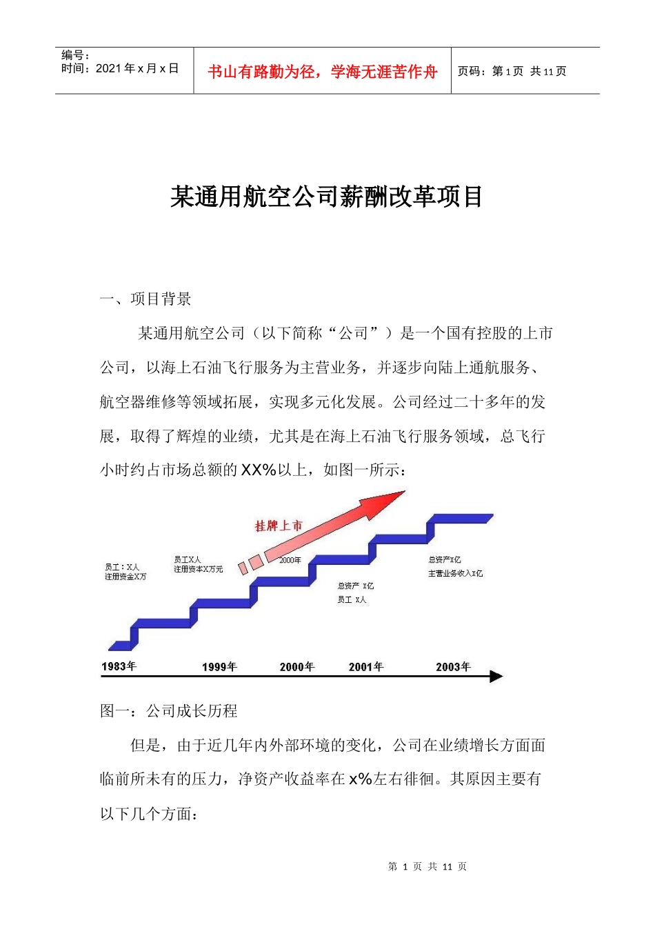 某通用航空公司薪酬改革项目(1)_第1页