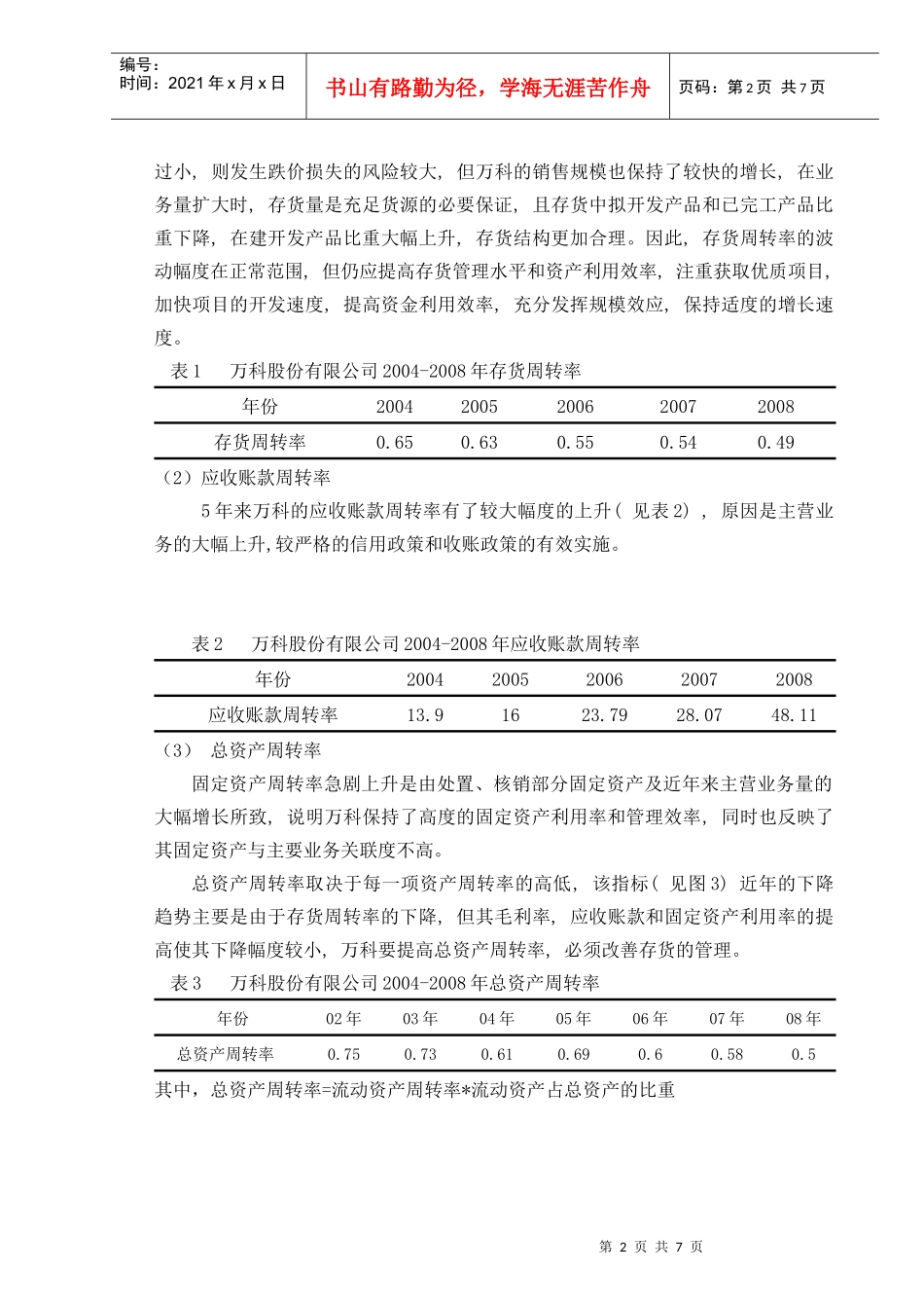 某地产营运能力分析_第2页