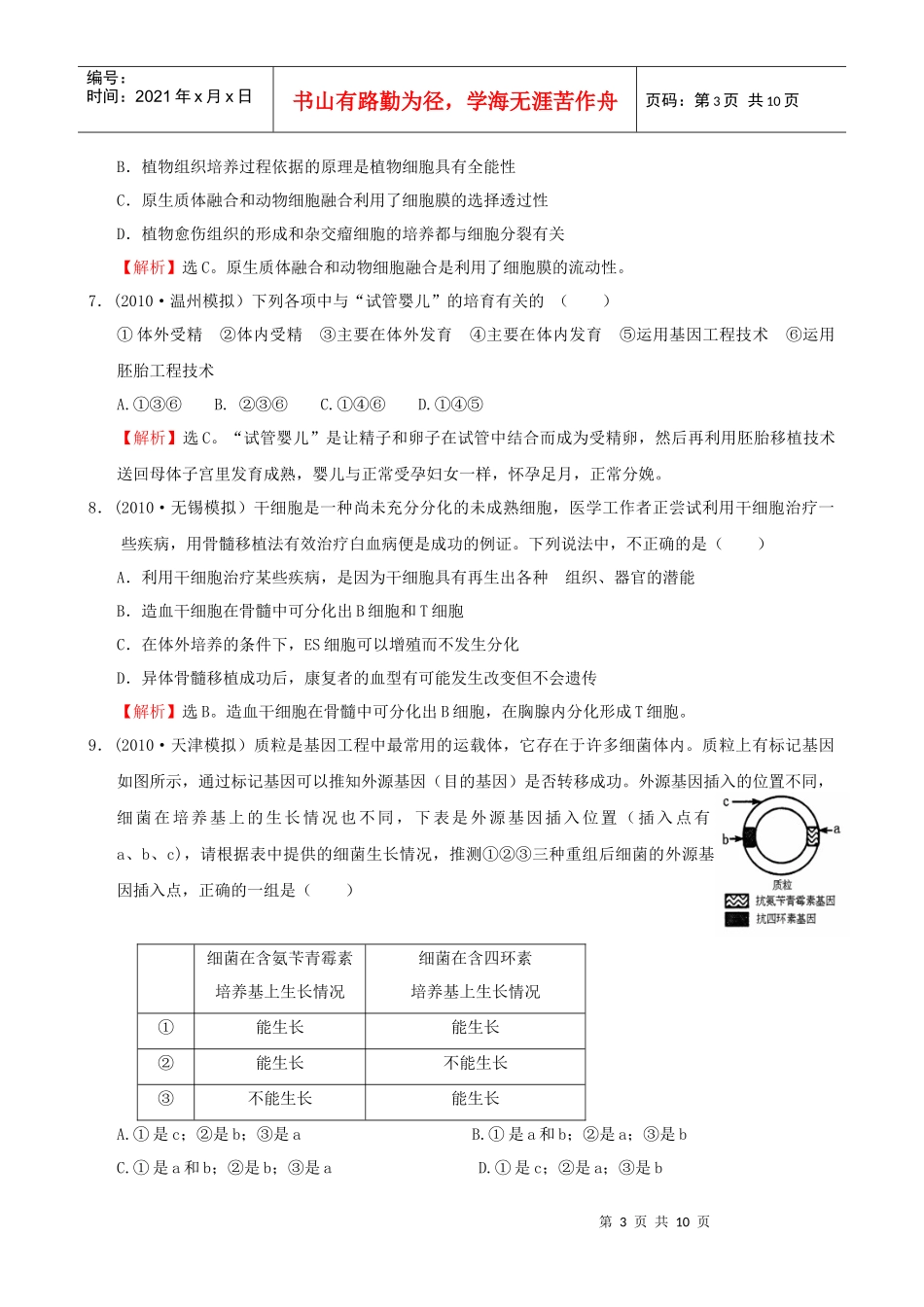 现代生物科技专题_第3页