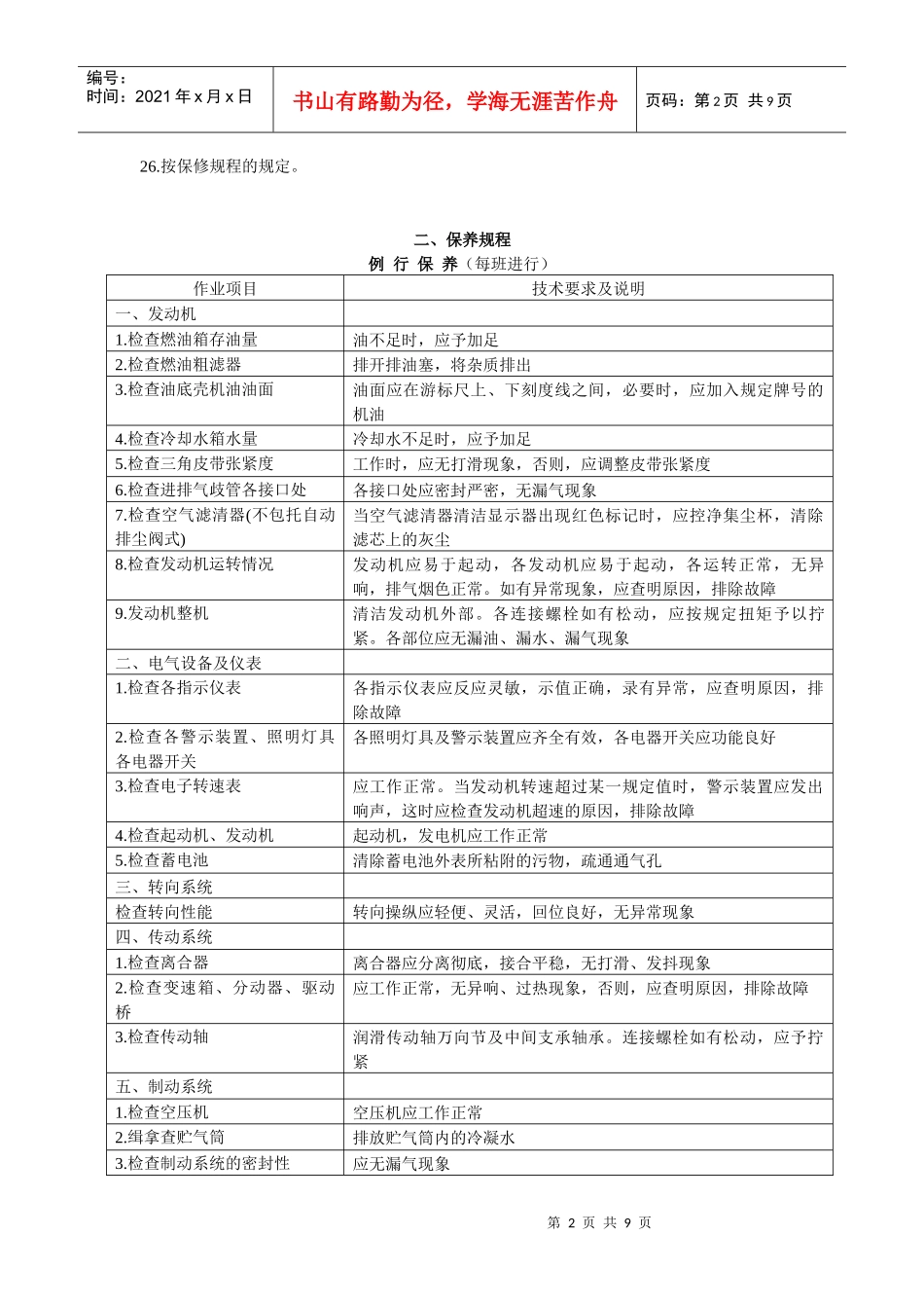 混凝土搅拌运输车操作保养规程6_第2页