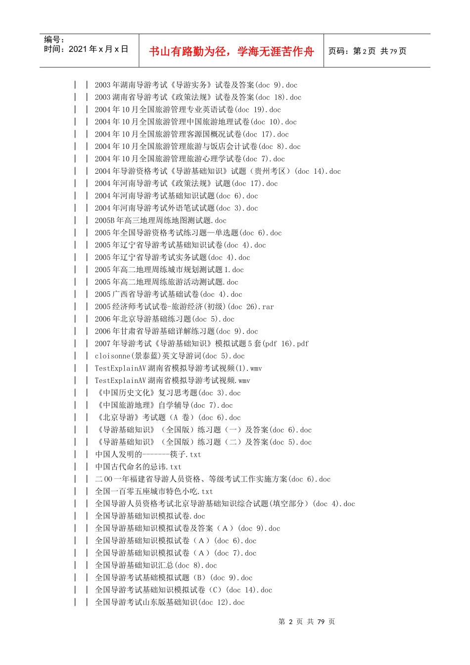 旅游行业大全光盘_第2页