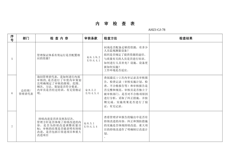 质量环境安全体系检查表_第2页