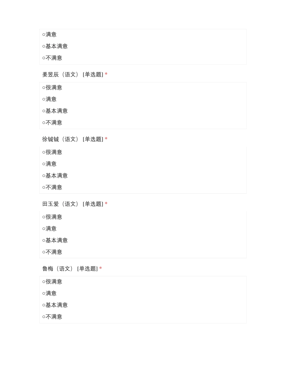 临沂第四中学西校区2021级教师师德满意度测评_第2页