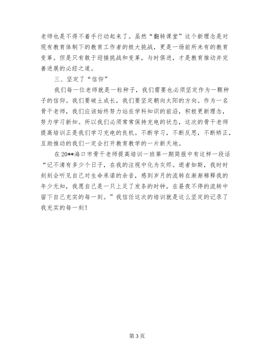 2024年骨干教师提高培训个人总结_第3页