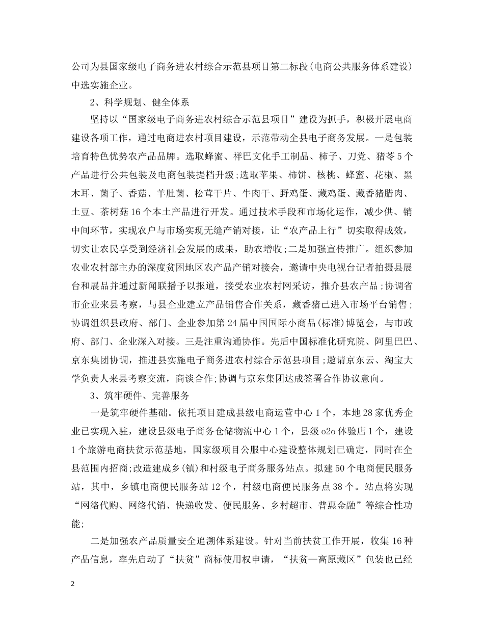 电子商务工作总结五篇 _第2页