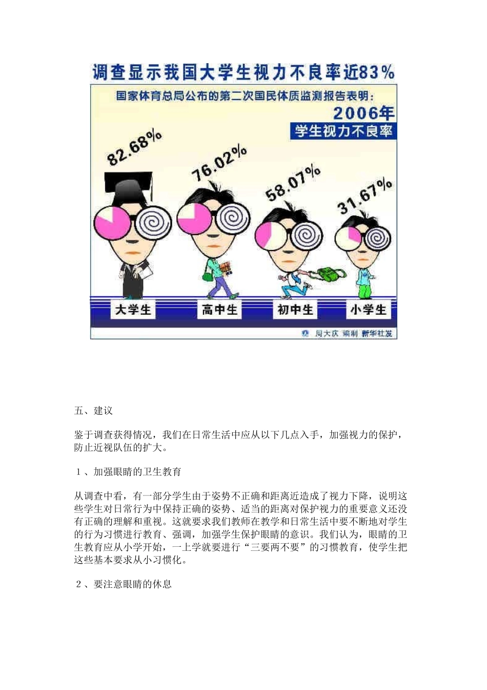 关于中学生视力的调查分析_第3页