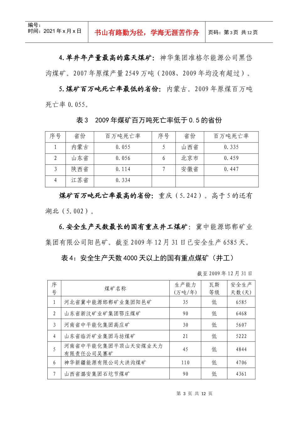 十二、中国煤炭工业之最(仅供参考)_第3页