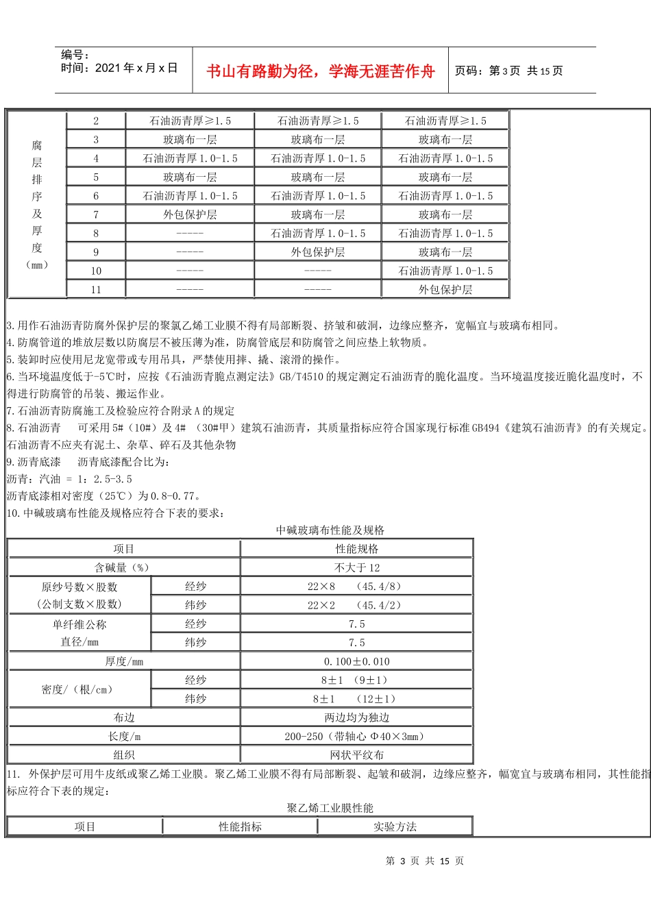 城市燃气管道防腐施工_第3页
