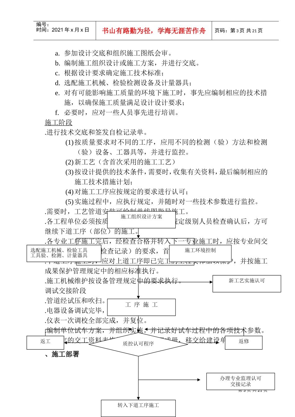 工艺安装工程之通风空调施工组织设计方案(DOC28页)_第3页