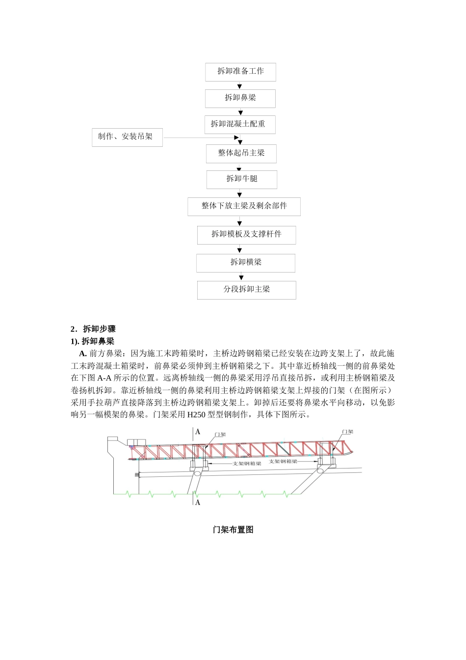 南京三桥D1标水上悬空拆卸移动模架施工_第2页