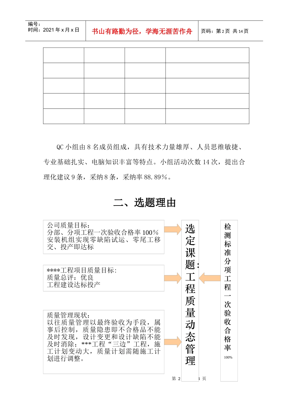 工程质量动态管理方案_第3页