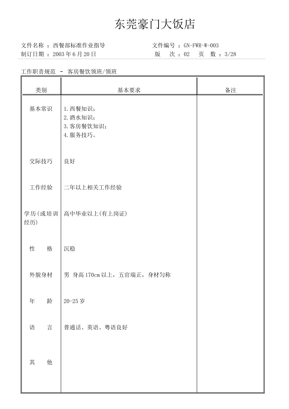 客房餐饮领班-003_第3页