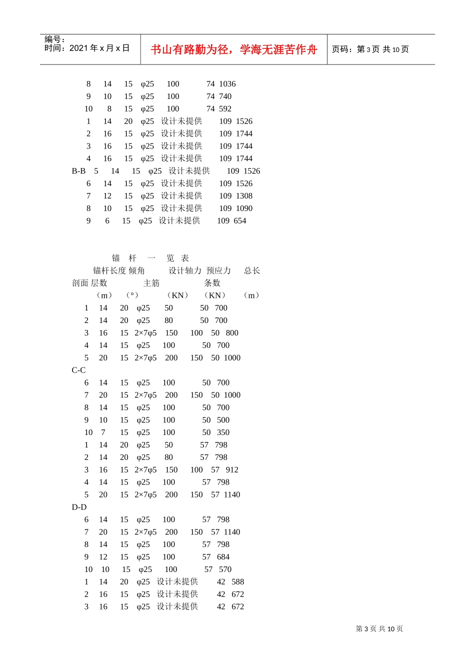 喷锚及土方工程施工组织设计方案(DOC10页)_第3页
