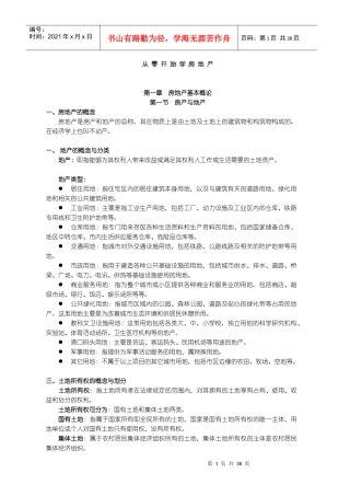 房地产基本概论