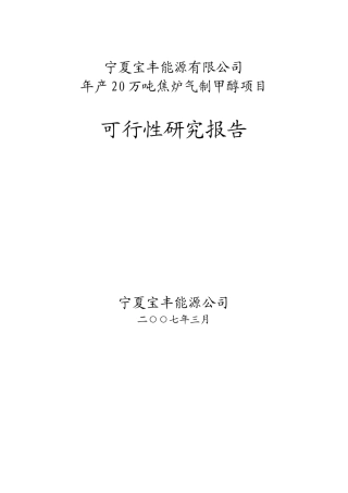 宁夏宝丰能源公1