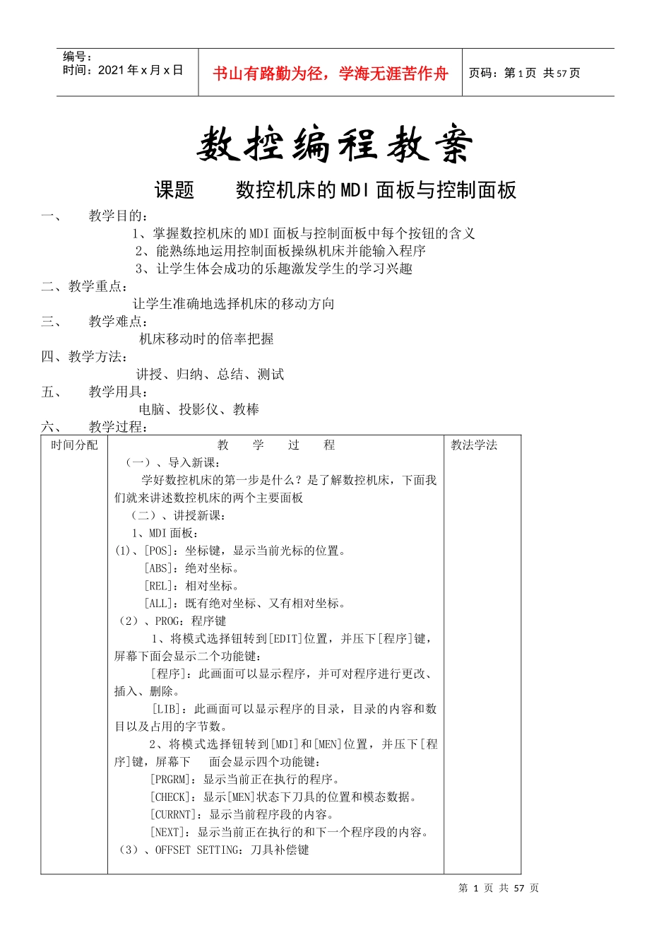 数控编程教案资料_第1页