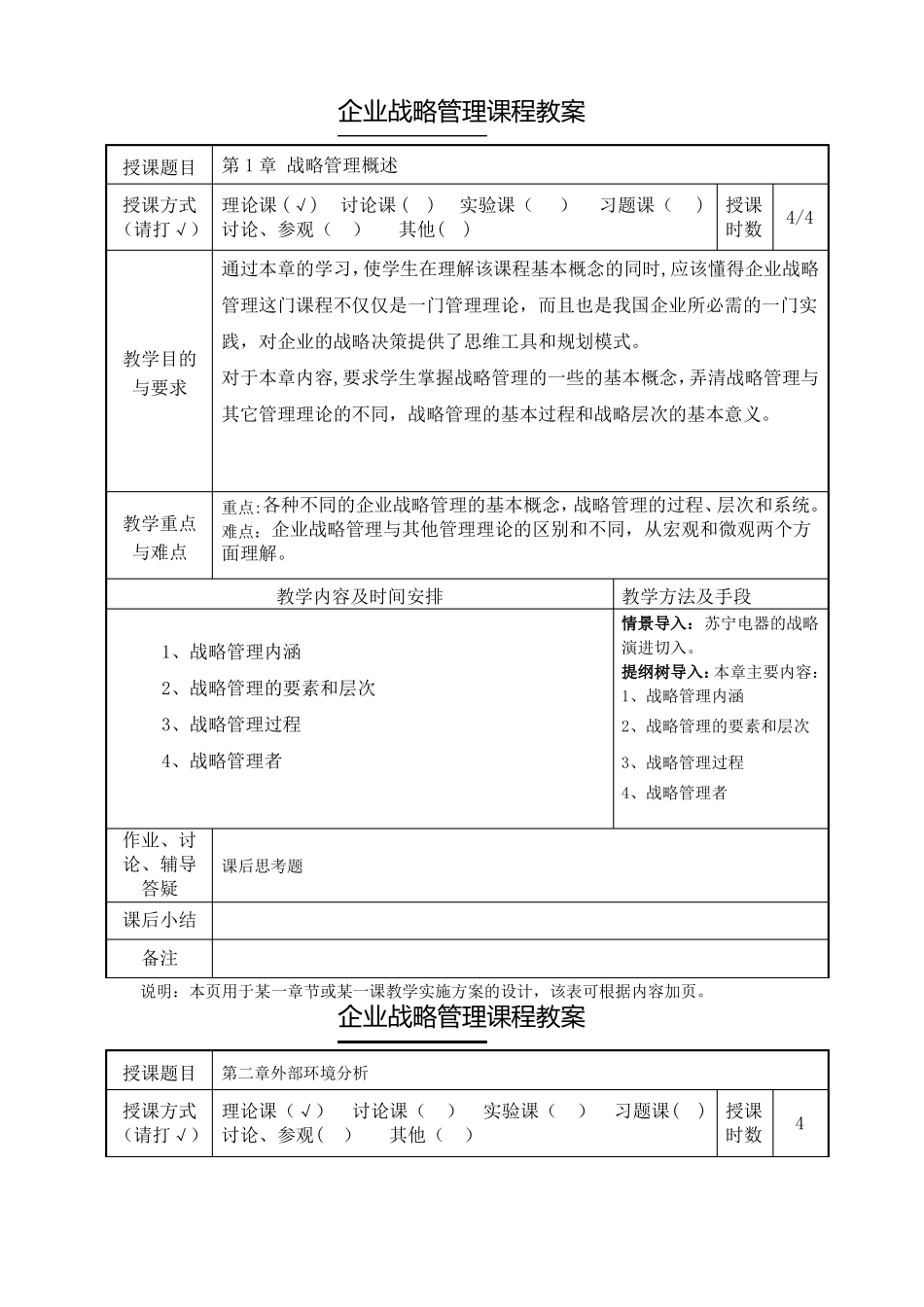 企业战略管理教案_第2页