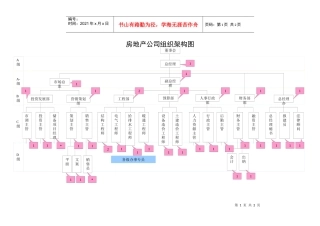 房地产公司组织架构图