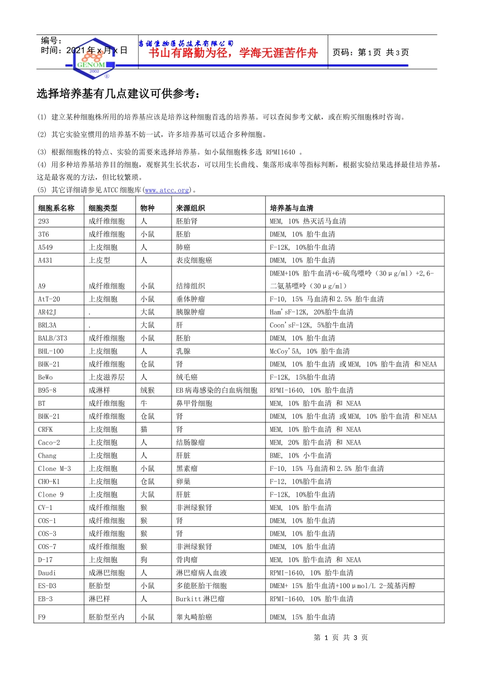 吉诺生物医药技术有限公司吉诺生物医药技术有限公司吉诺生物_第1页