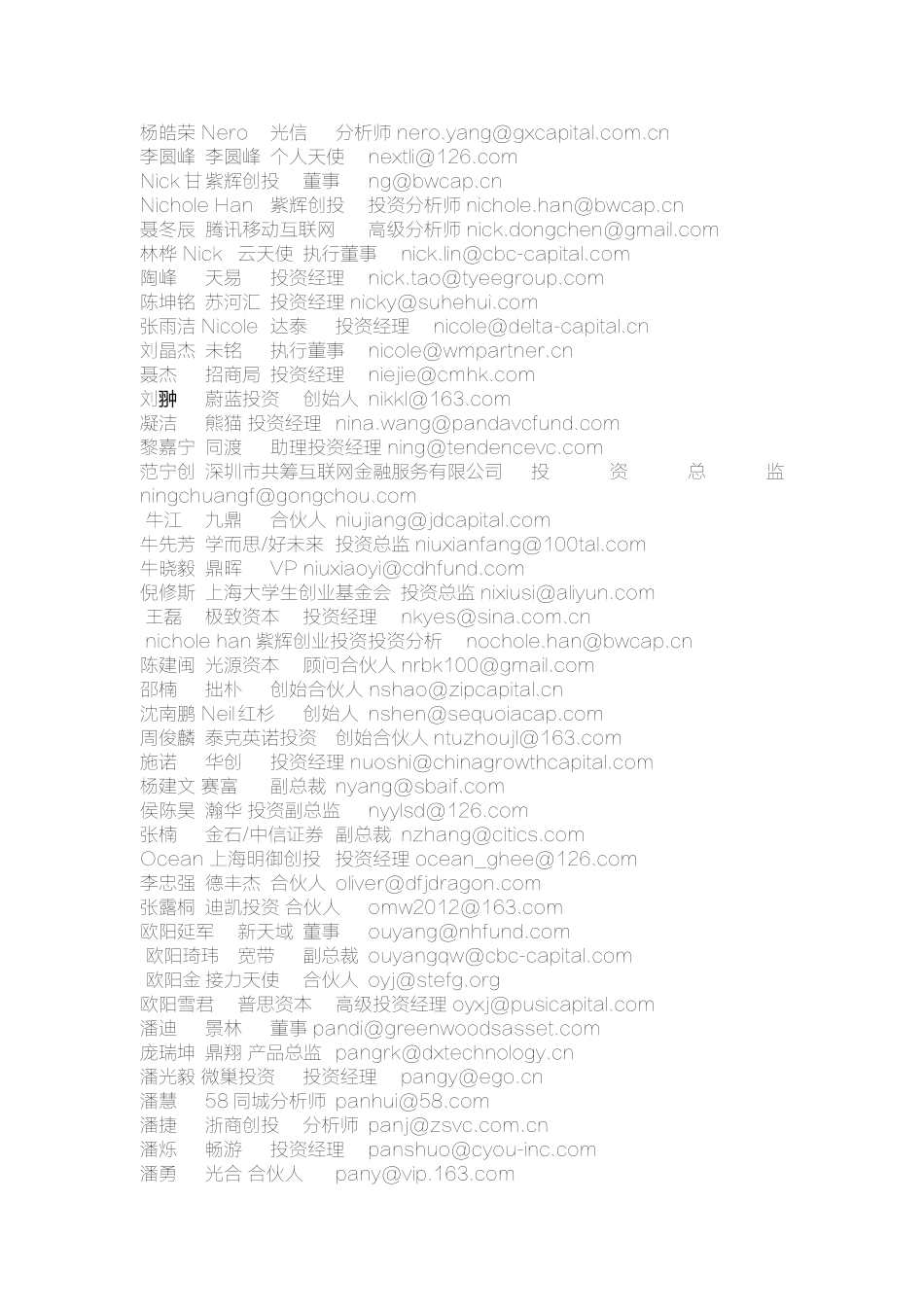 中国投资人邮箱大全_第2页