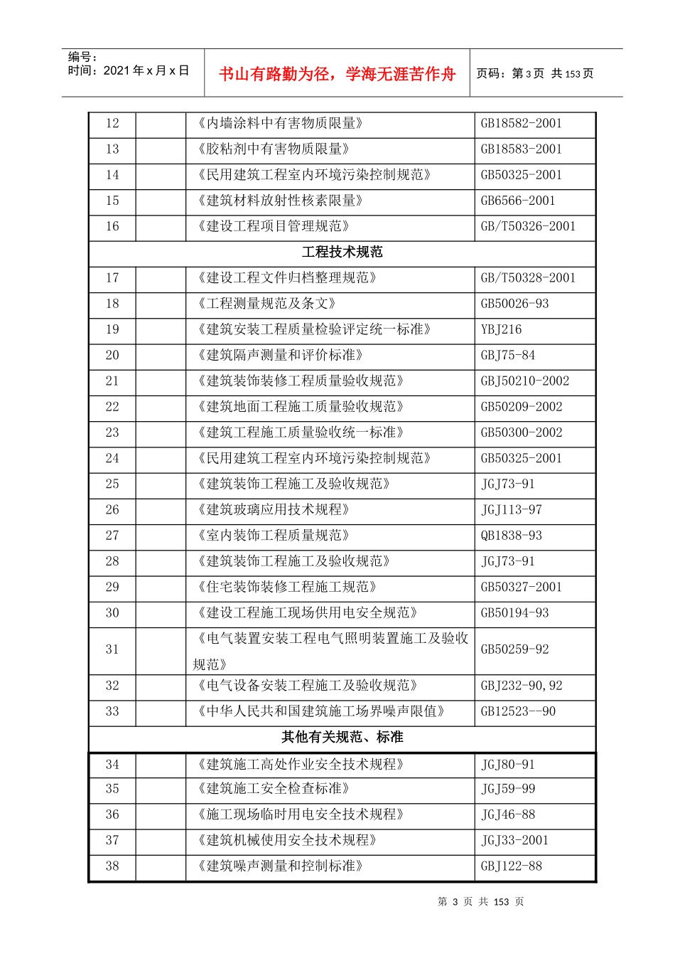 天津某休闲场馆室内装修工程施工组织设计（精装创海河杯）_第3页