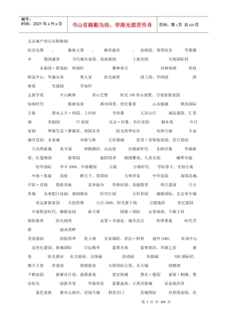 房地产案名大全1852229104