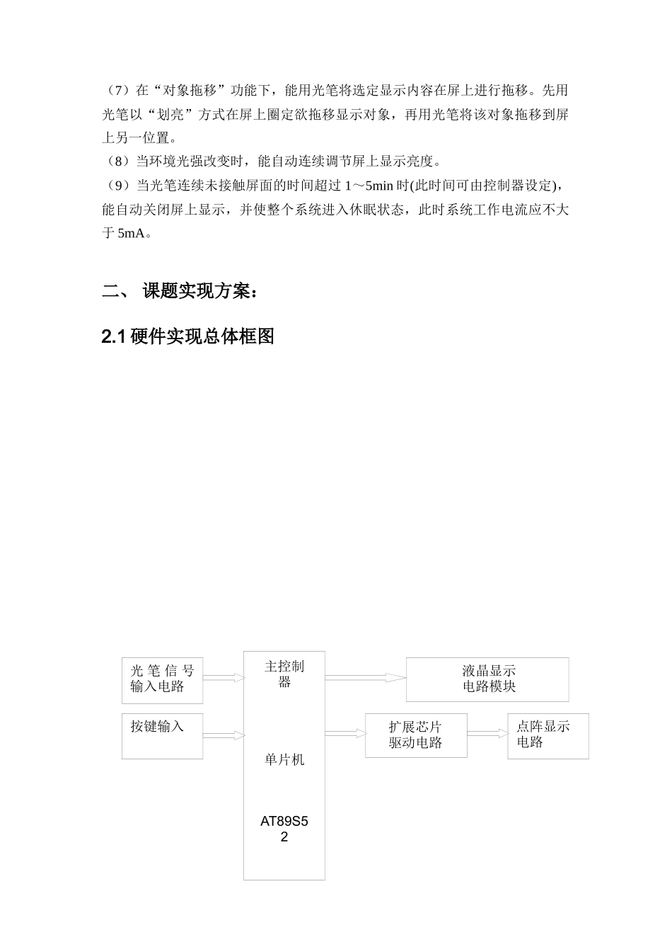 大学毕业设计 LED点阵书写显示屏_第3页