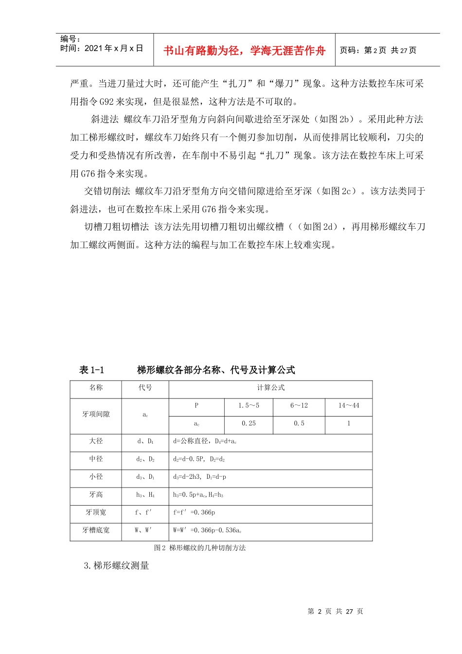 数控车床上加工梯形螺纹_第2页
