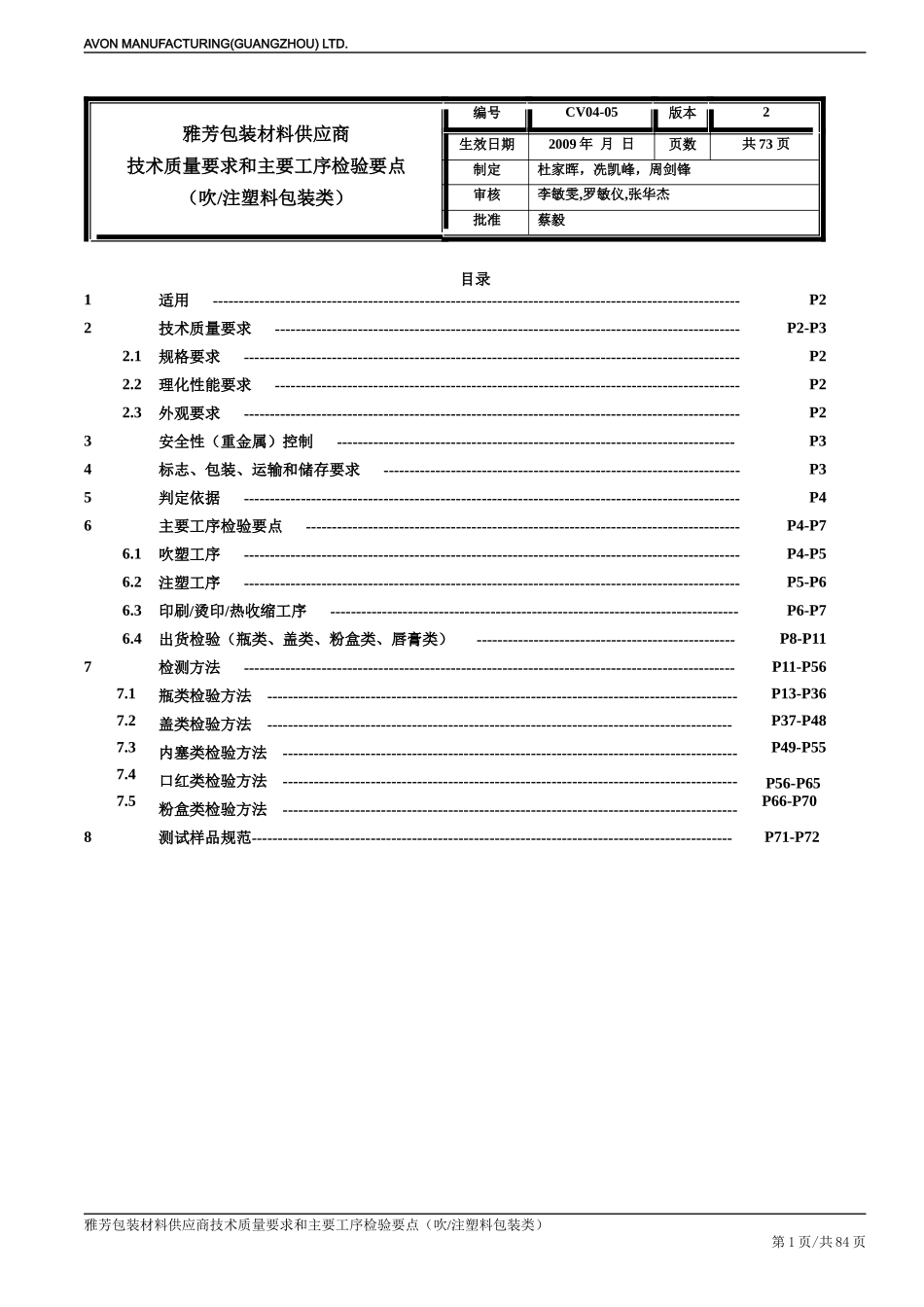 技术要求和工序检验要点(吹注塑料)-2_第1页