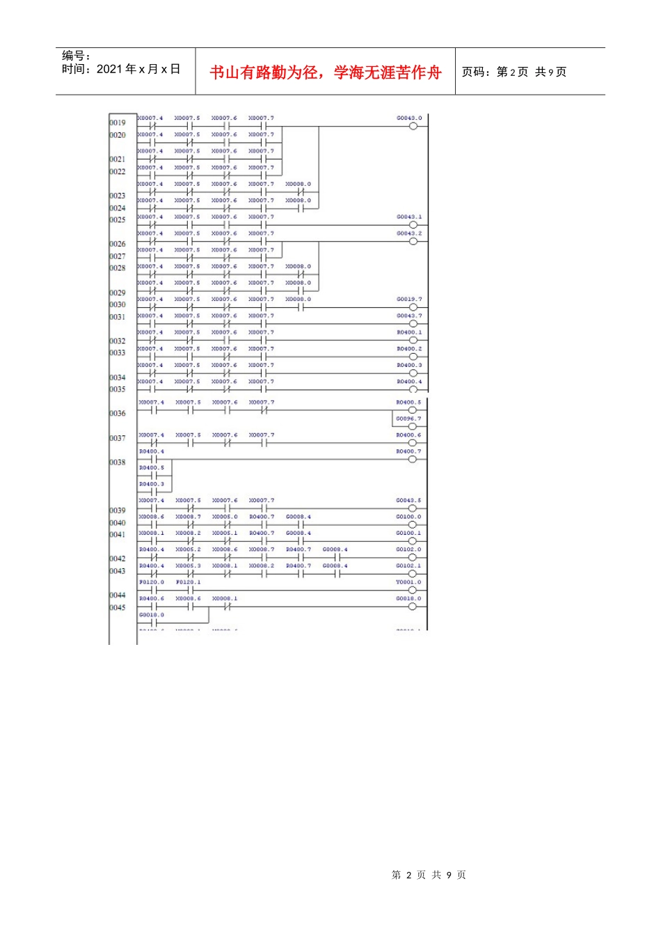 数控车床PLC程序_第2页