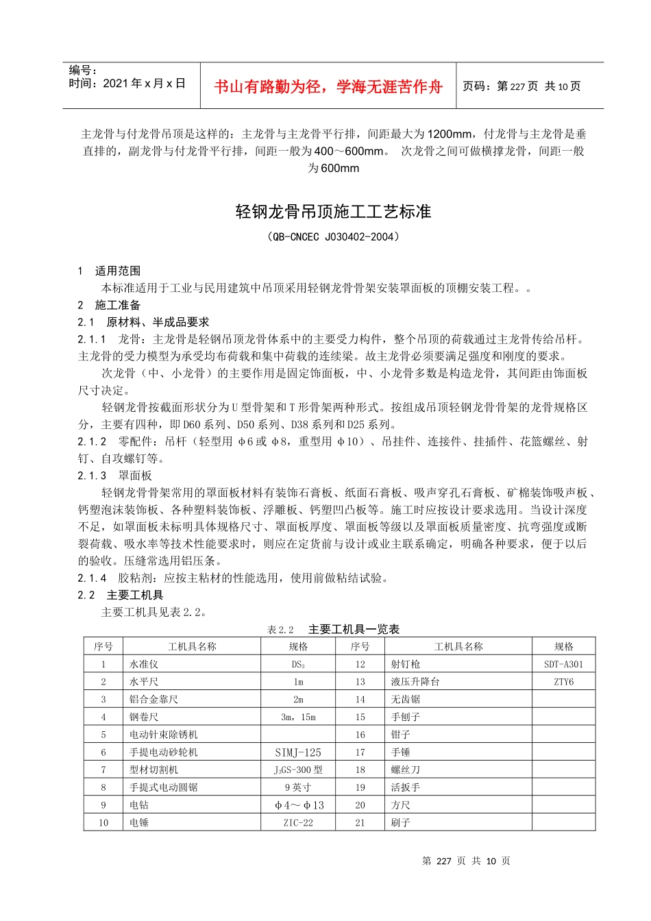 安徽万尚装修施工工艺标准_第1页