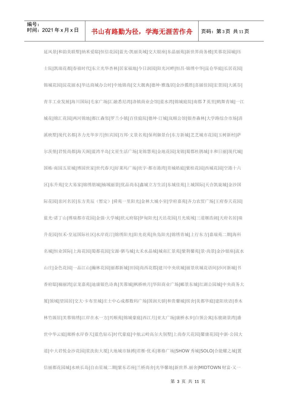 成都房地产案名集_第3页