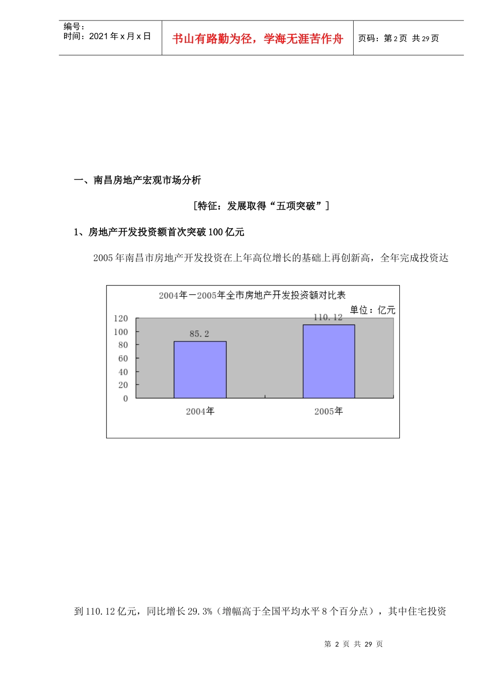 南昌房地产项目分析报告doc27_第2页