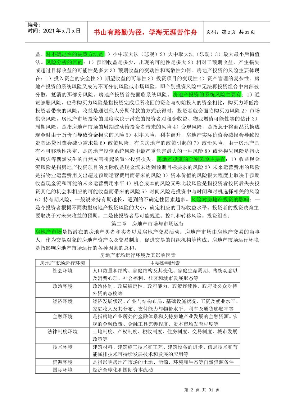 房地产开发经营与管理_第2页