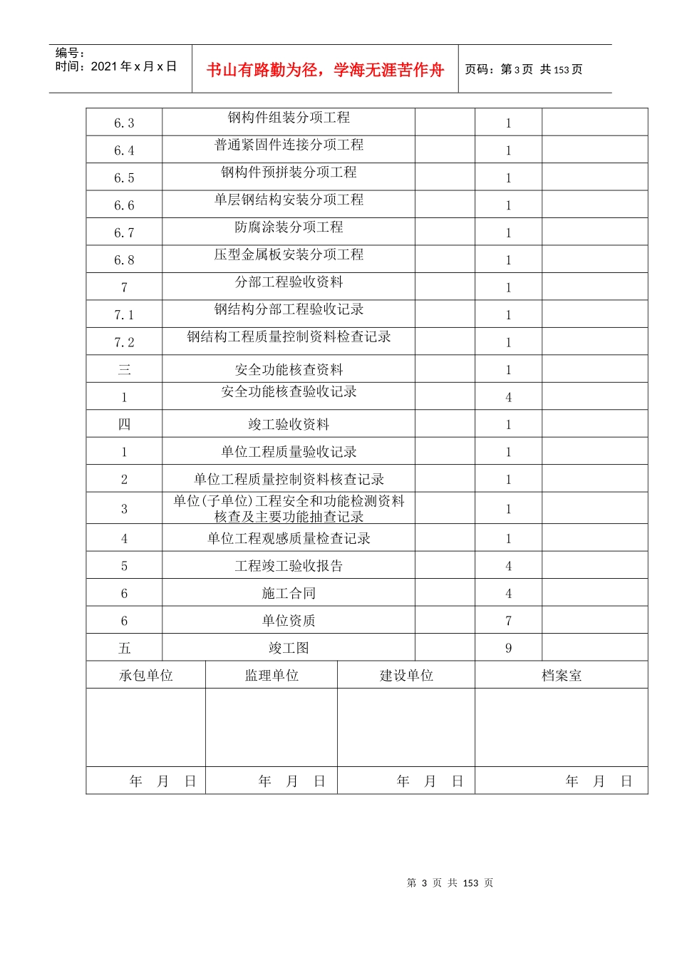 实例钢结构工程竣工资料_第3页