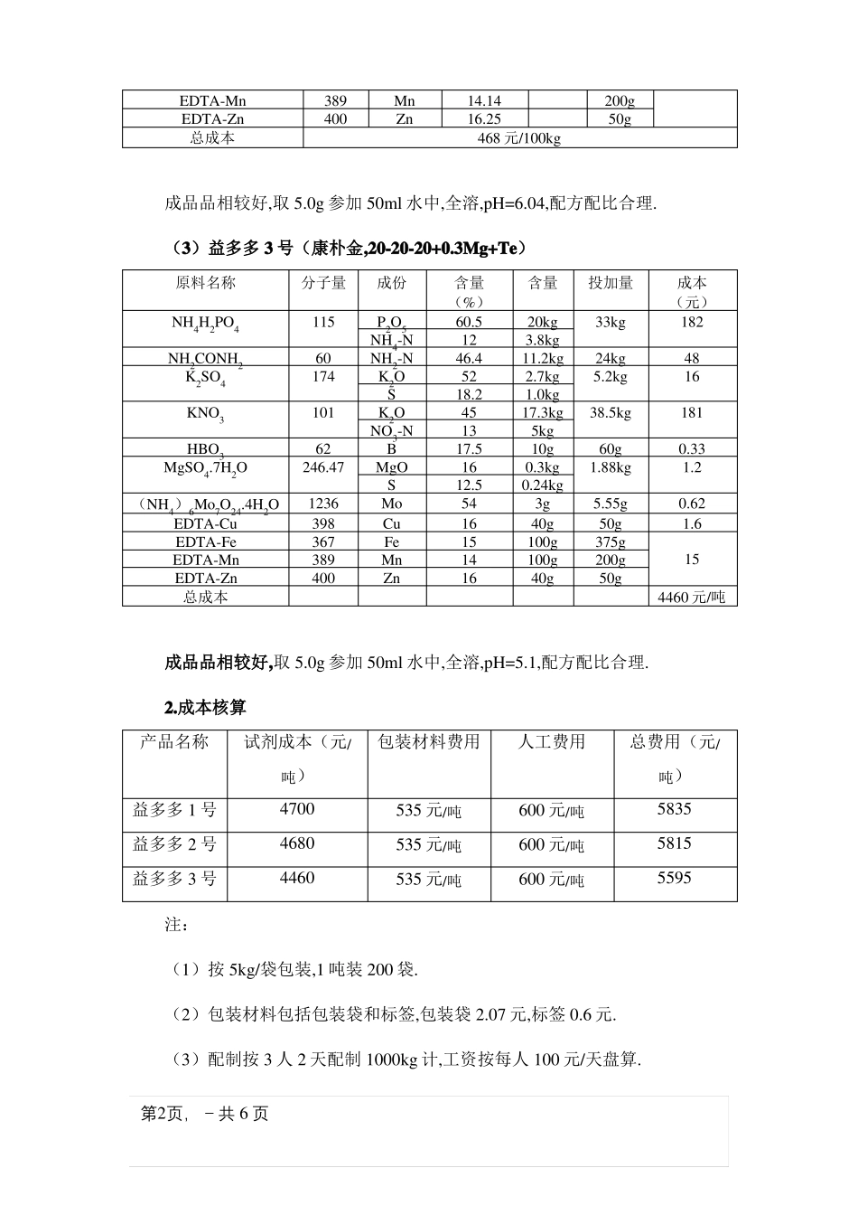 大量元素水溶肥制作_第2页