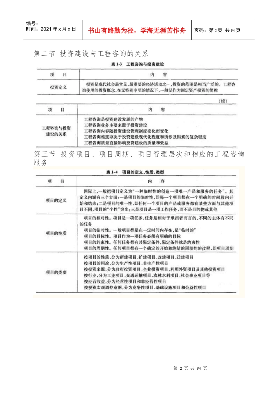 咨询工程师投资概论考试读书笔记_第2页