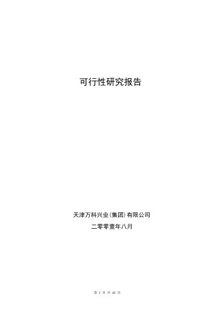 天津某地产水晶城可行性研究报告(46