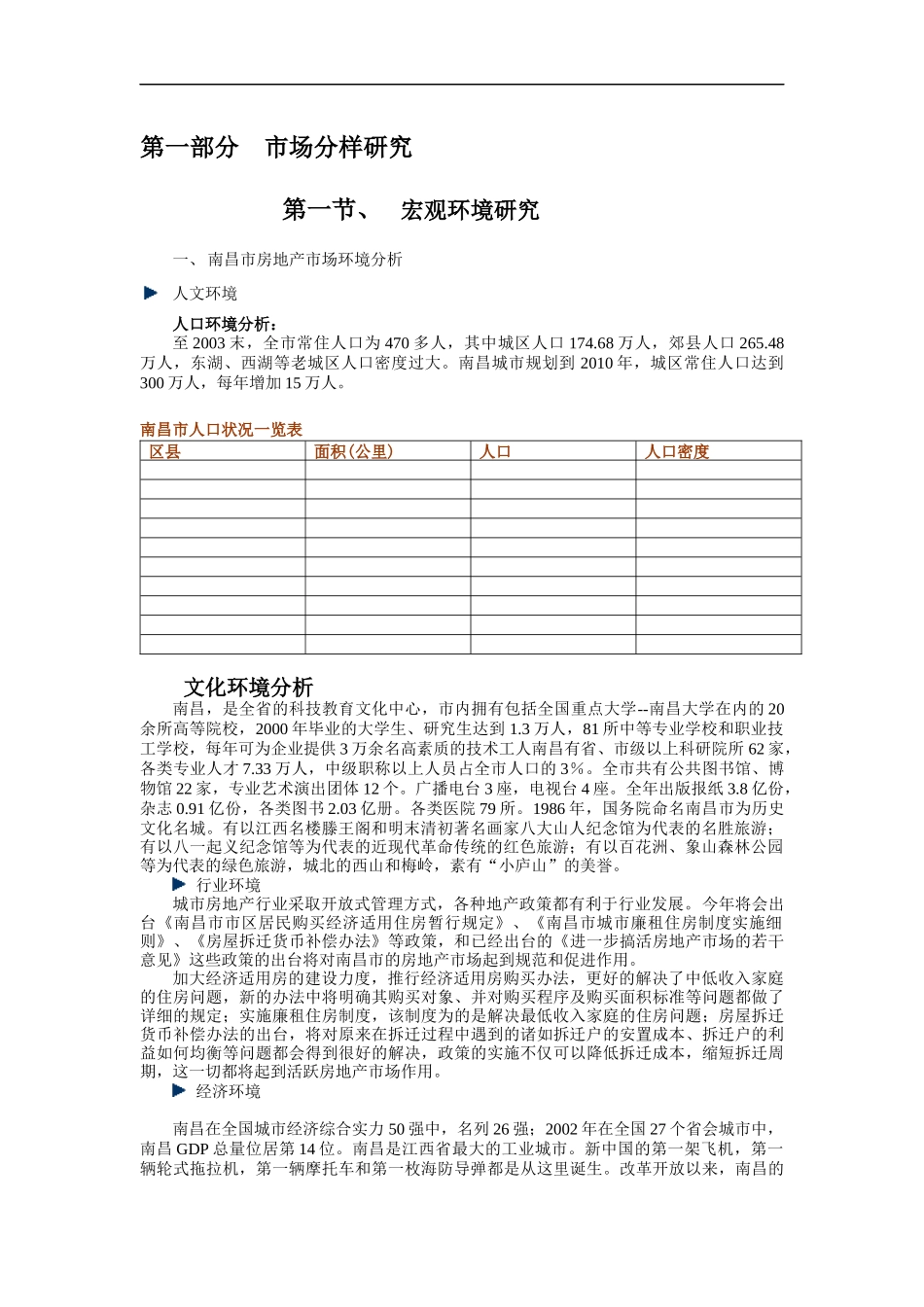 南昌市房地产住宅项目研究报告_第2页