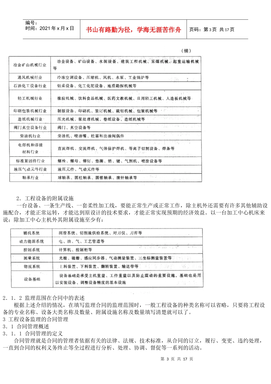 工程设备监理的内容与进度_第3页