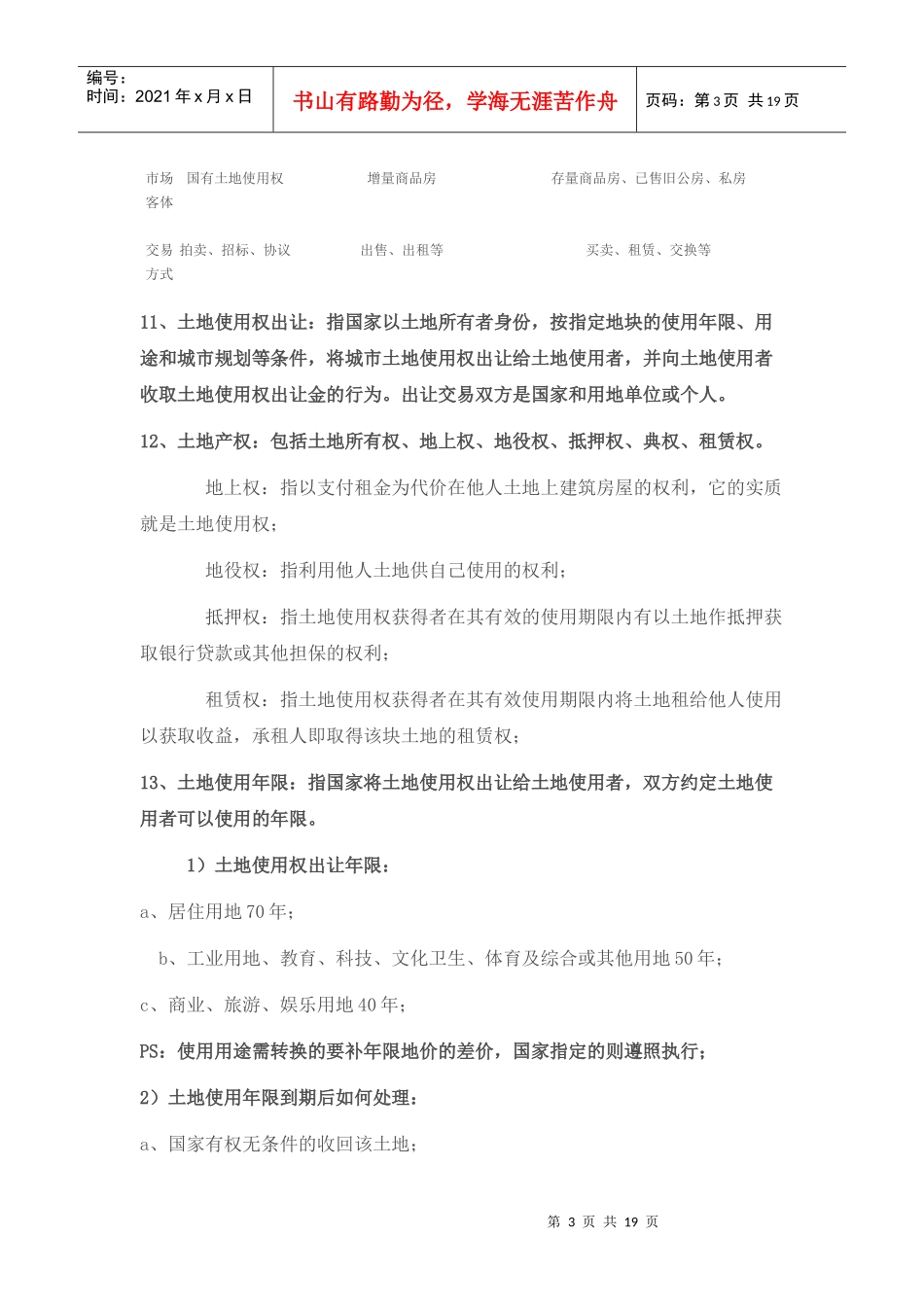 建筑房地产专业知识培训_第3页