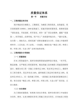 质量保证体系(完善后)