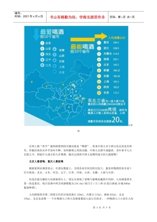国人酒量调查