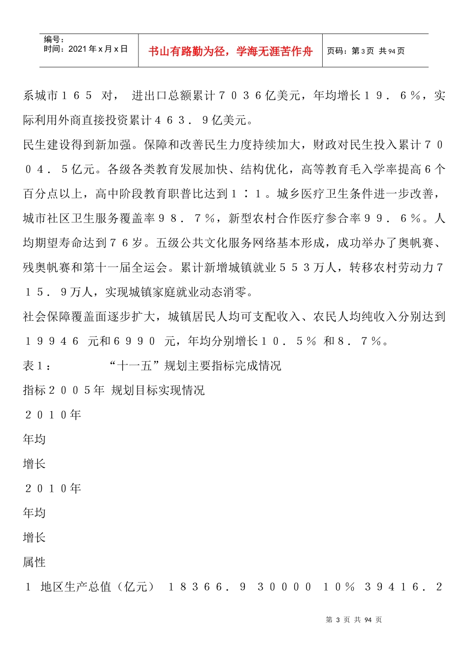 山东省国民经济和社会发展第十二个五年规划纲要_第3页